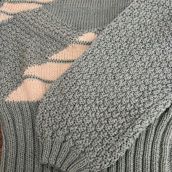 Vintage Nannell Sweater Batwing Sweater M Grandma Core Coastal core Whimsy Boho - Picture 6 of 7